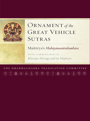 cover image of Ornament of the Great Vehicle Sutras